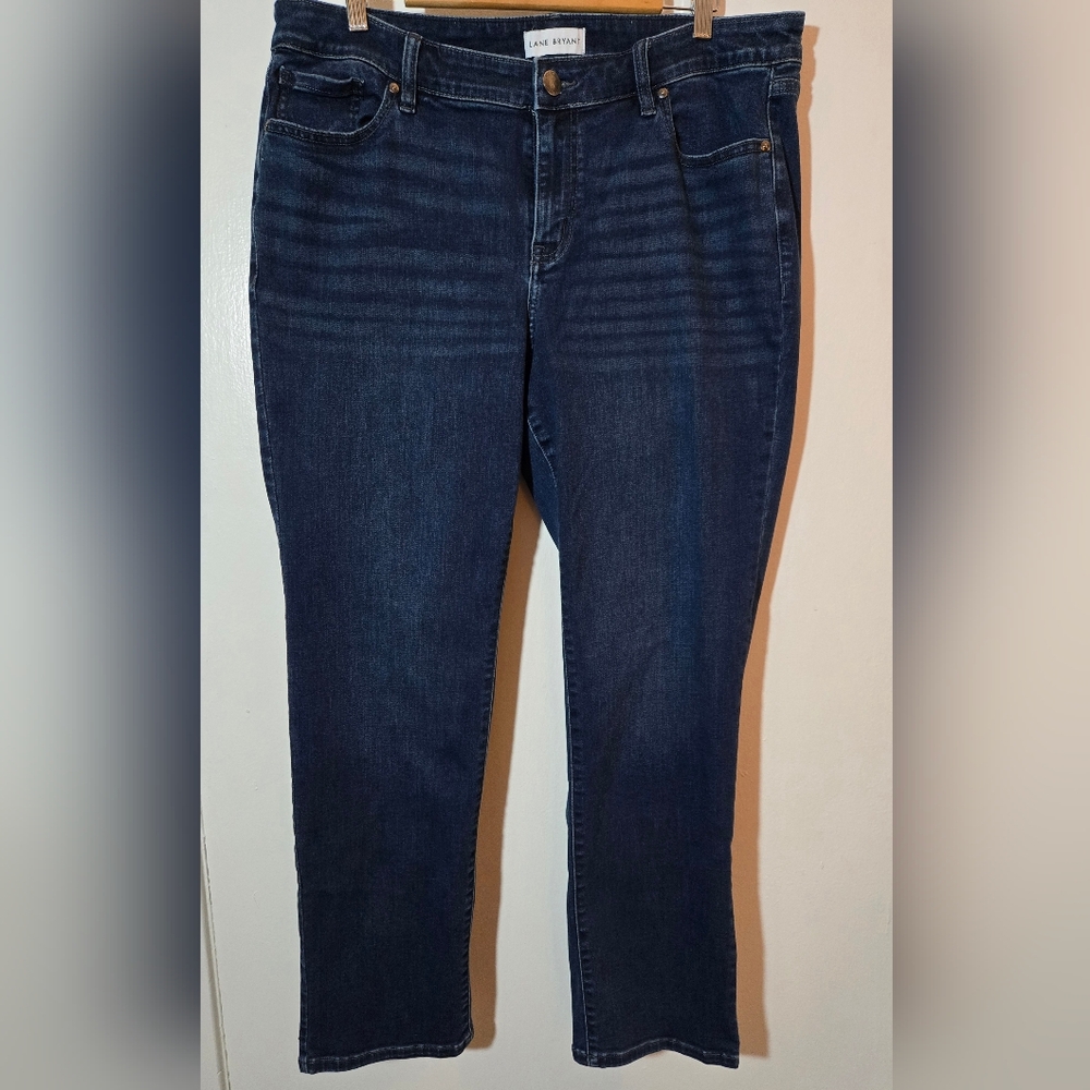 Lane Bryant Blue Straight Leg Jeans Classic Style